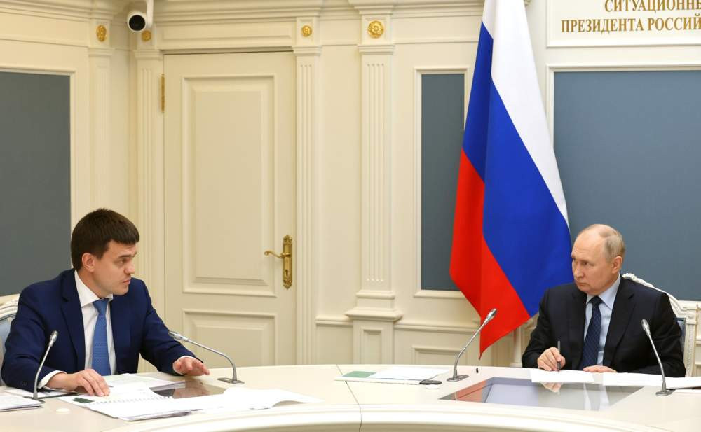 Августовское совещание президента Владимира Путина и губернатора Михаила Котюкова