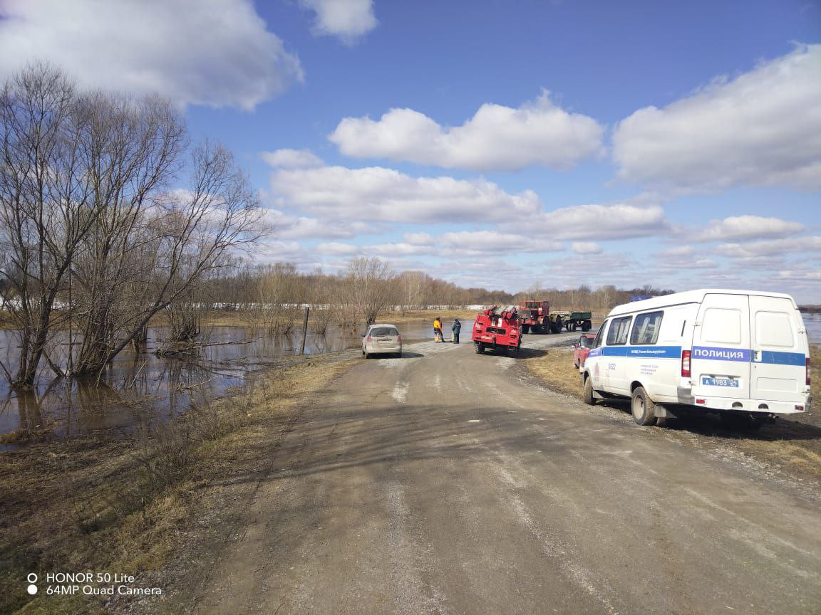 В Большеулуйском районе подтопило 1 дом, 20 земельных участков и дорогу.  Красноярский рабочий