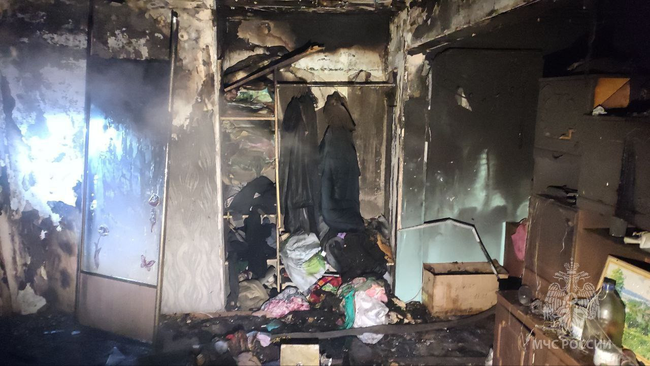 После пожара в сосновоборской квартире