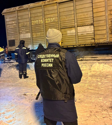 В Алтайском крае произошёл сход вагона с железнодорожного пути всеми колёсными парами