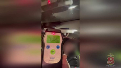 Абаканские госавтоинспекторы отстранили от управления автомобилем очень пьяного водителя