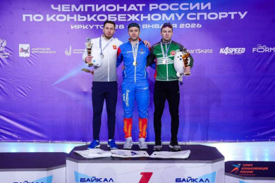Красноярские конькобежцы завоевали две медали чемпионата России