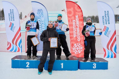 У красноярских спортсменов золото и бронза этапа Кубка России по фристайлу