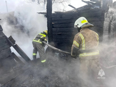 В понедельник, 2 февраля, в Красноярском крае потушили 13 пожаров