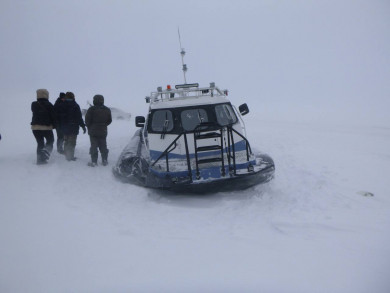 В Хабаровском крае судно на воздушной подушке столкнулось с легковым автомобилем