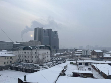 В Красноярске на два дня - до вечера четверга - объявили режим «чёрного неба»