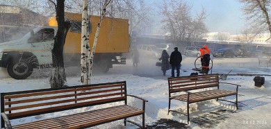 Улицу Северо-Енисейскую затопило из-за большого засора канализационных сетей 