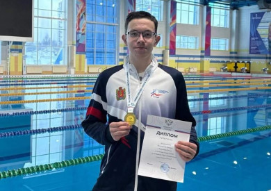 Пловец Григорий Василовский – победитель первенства страны спорта глухих