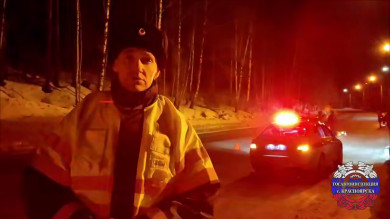 На дивногорском направлении водитель «ВАЗ 21120» насмерть сбил пешехода