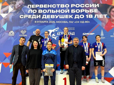Воспитанницы Красноярской школы по вольной борьбе стали чемпионками России