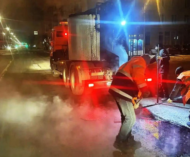 Глава Красноярска поручил уделить больше внимания ликвидации ям на дорогах