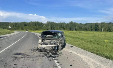 В Черепановском районе Новосибирской области в ДТП погиб мотоциклист