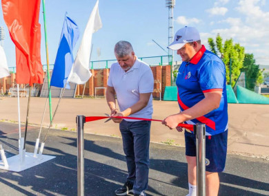 Панорамный падел-корт открылся в Красноярске на острове Отдыха