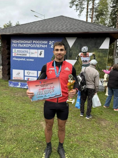 Андрей Кузнецов – бронзовый призёр чемпионата России по лыжным гонкам