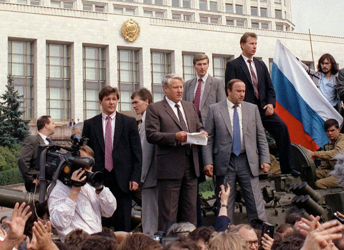 Путч 1991 Ельцин